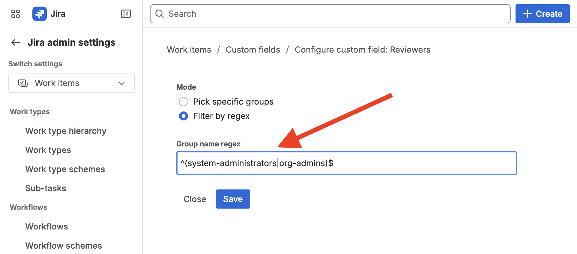filtered-group-picker-regex